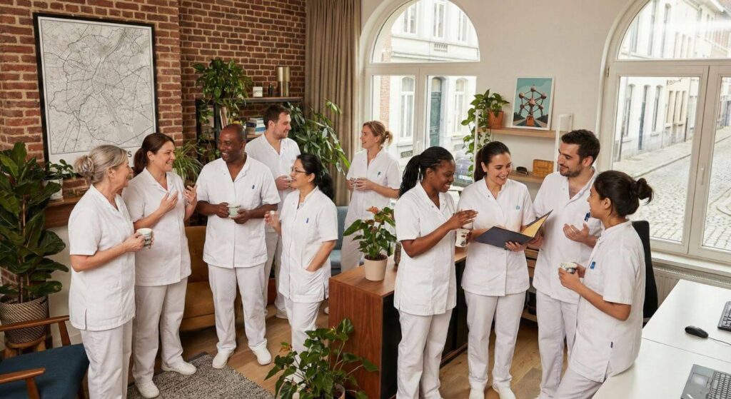 Équipe des infirmiers du coeur, soins à domicile à Bruxelles